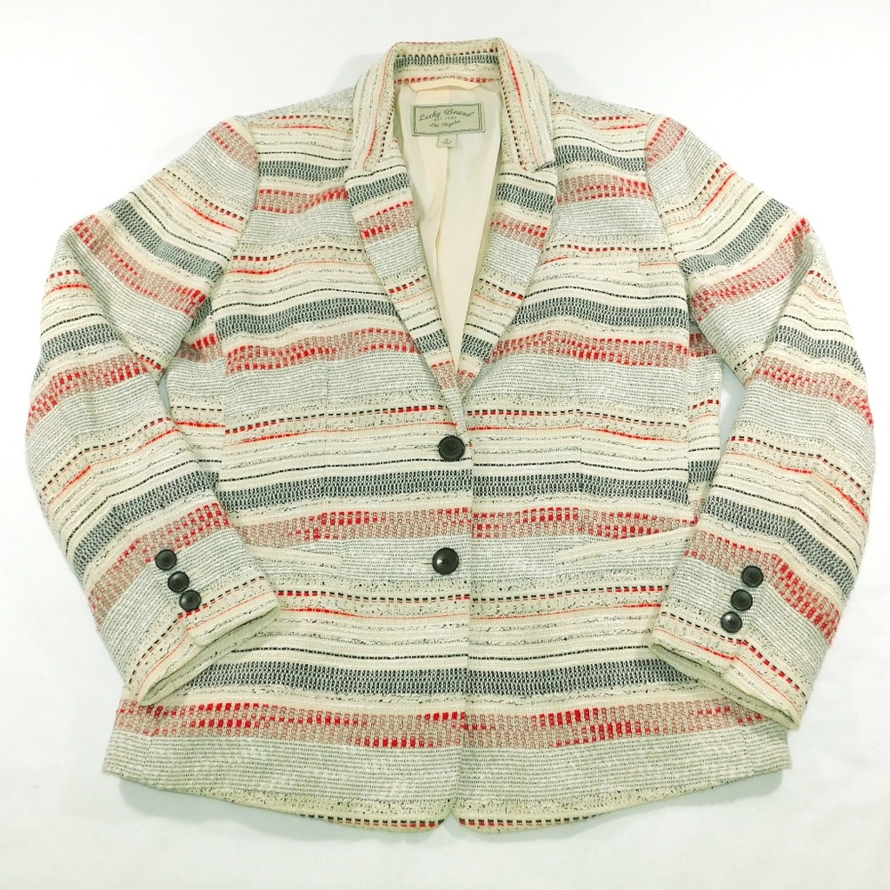 Lucky Brand School Boy 2 Button Blazer, Size 6